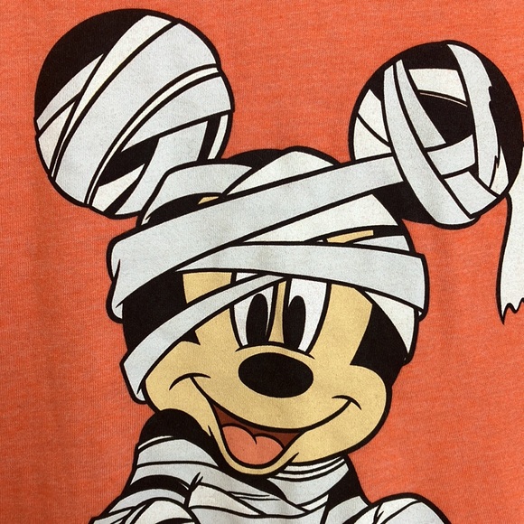 Disney Orange Mummy Mickey T-Shirt - Picture 2 of 5